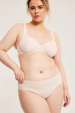 Sydänkuvioiset brief-pikkuhousut | Vaaleanpunainen | Naiset | Kappahl