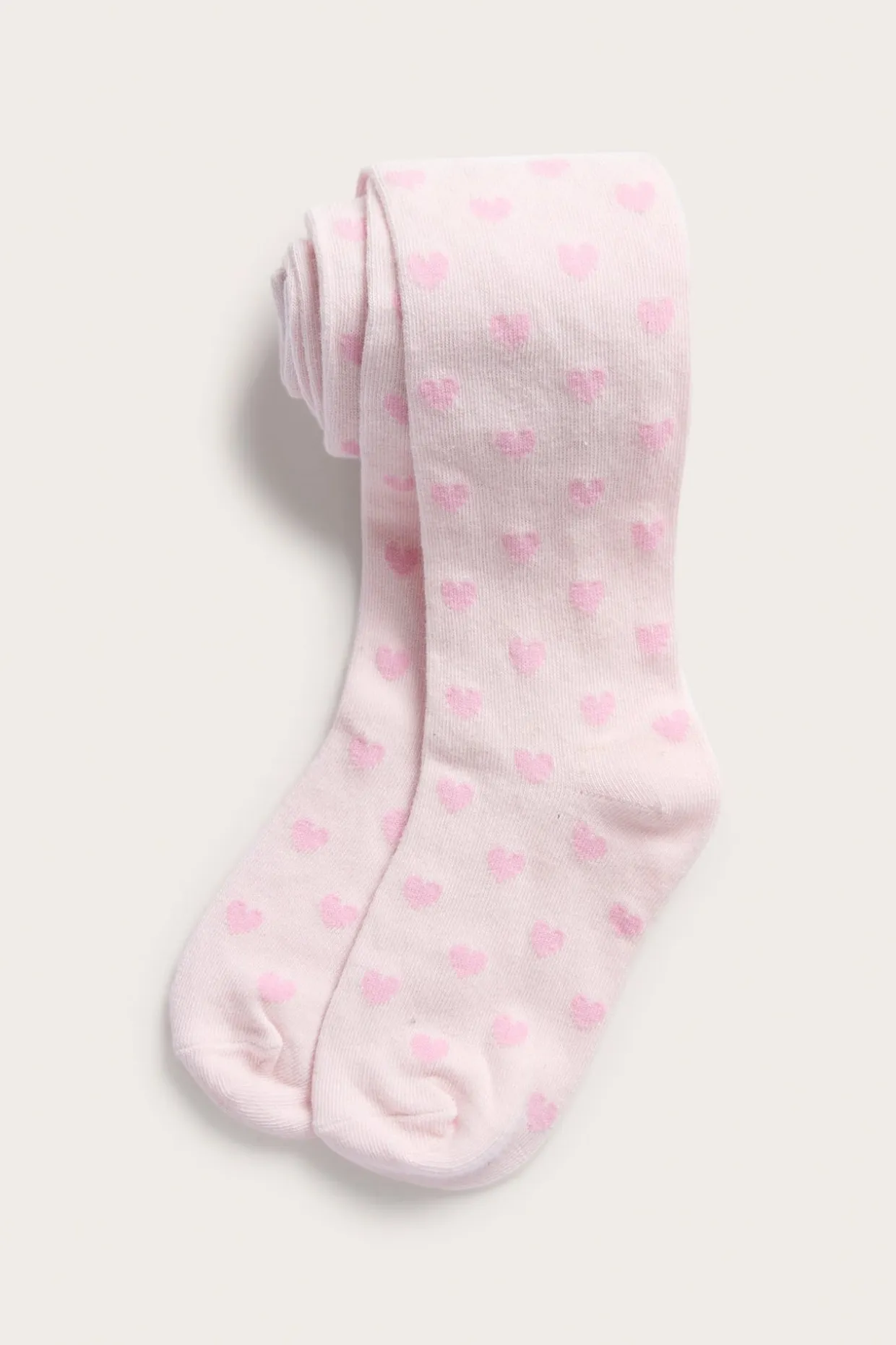 Sydänkuvioiset sukkahousut | Vaaleanpunainen | Lapset | Kappahl