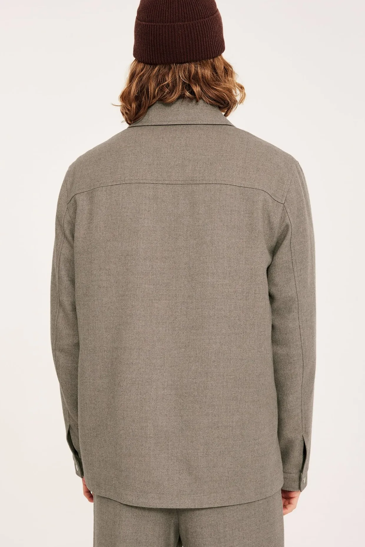 Takki | Meleerattu beige | Miehet | Kappahl