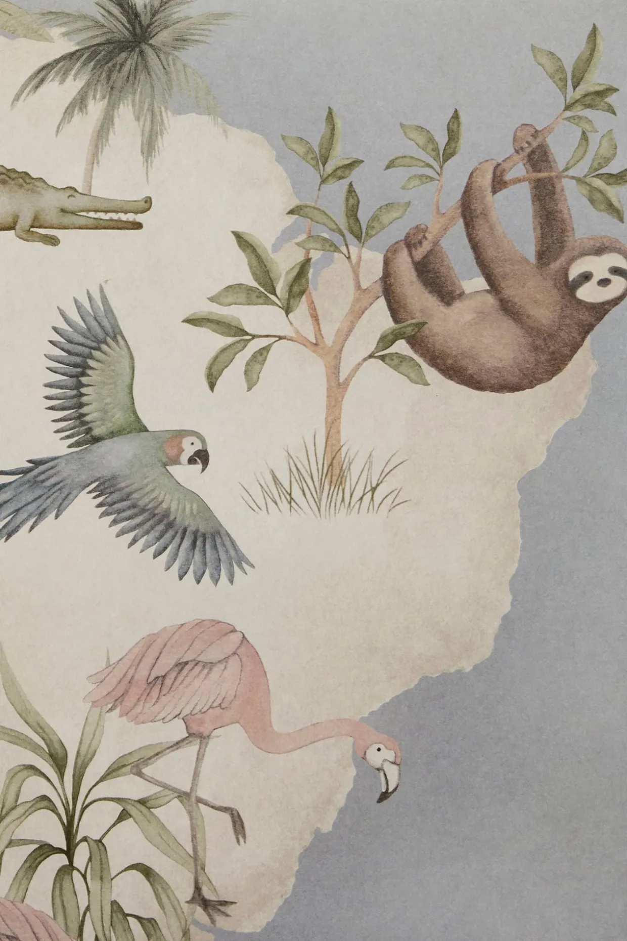 Tapetti Little Explorer - Mural | Vaaleansininen | Vauvat | Newbie