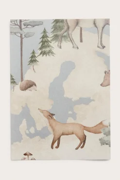 Tapettinäyte Little Explorer – Mural | Vaaleansininen | Vauvat | Newbie