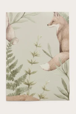 Tapettinäyte Wild Forest | Beige | Vauvat | Newbie