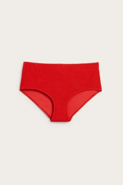 Tekstuuripintainen bikinialaosa | Punainen | Naiset | Kappahl