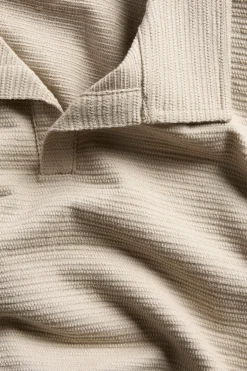 Tekstuuripintainen pikeepaita | Beige | Lapset | Kappahl