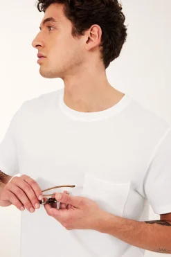 Tekstuuripintainen t-paita regular fit