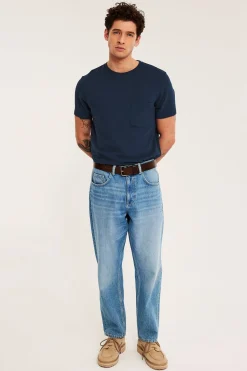 Tekstuuripintainen t-paita regular fit