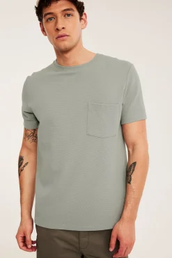 Tekstuuripintainen t-paita regular fit