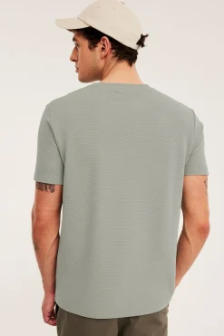 Tekstuuripintainen t-paita regular fit