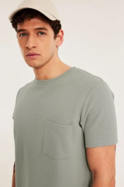 Tekstuuripintainen t-paita regular fit