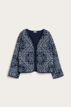 Tikattu kuviollinen takki | Sininen | Lapset | Kappahl