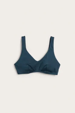 Topattu bikiniyläosa | Tummansininen | Naiset | Kappahl