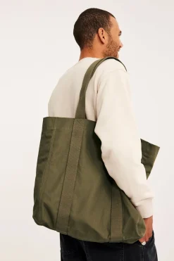 Totebag | Tummanbeige | Miehet | Kappahl