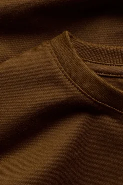 T-paita, jossa pyöreä pääntie | Ruskea | Miehet | Kappahl