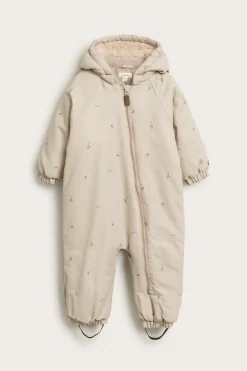 Tuulenpitävä haalariasu, jossa kettukuviointi | Beige | Vauvat | Newbie