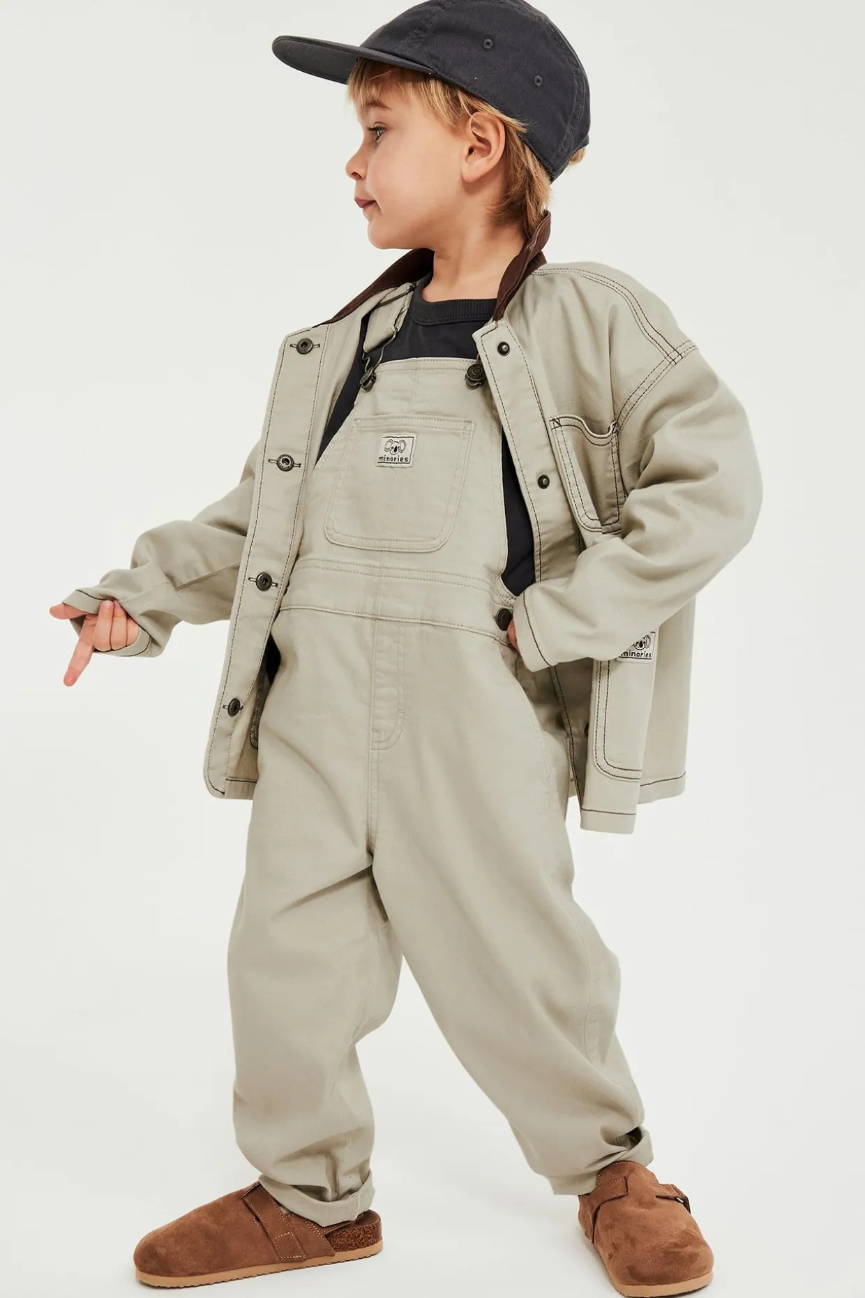 Tvillihenkselihousut | Beige | Lapset | Kappahl