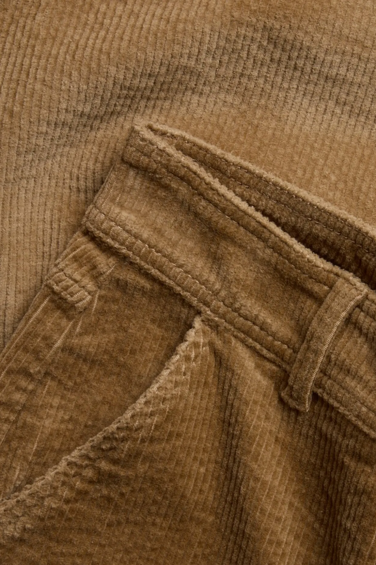 Vakosamettihousut | Beige | Naiset | Kappahl