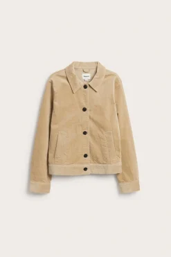 Vakosamettitakki | Beige | Naiset | Kappahl