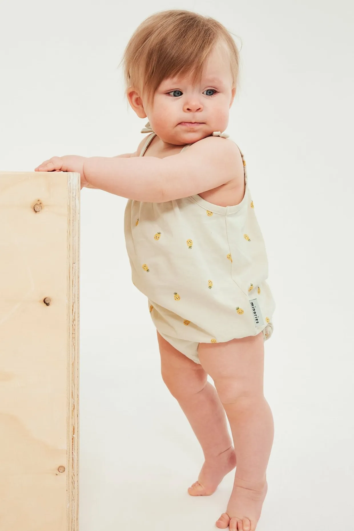 Vauvojen ananaskuvioinen body | Beige | Lapset | Kappahl