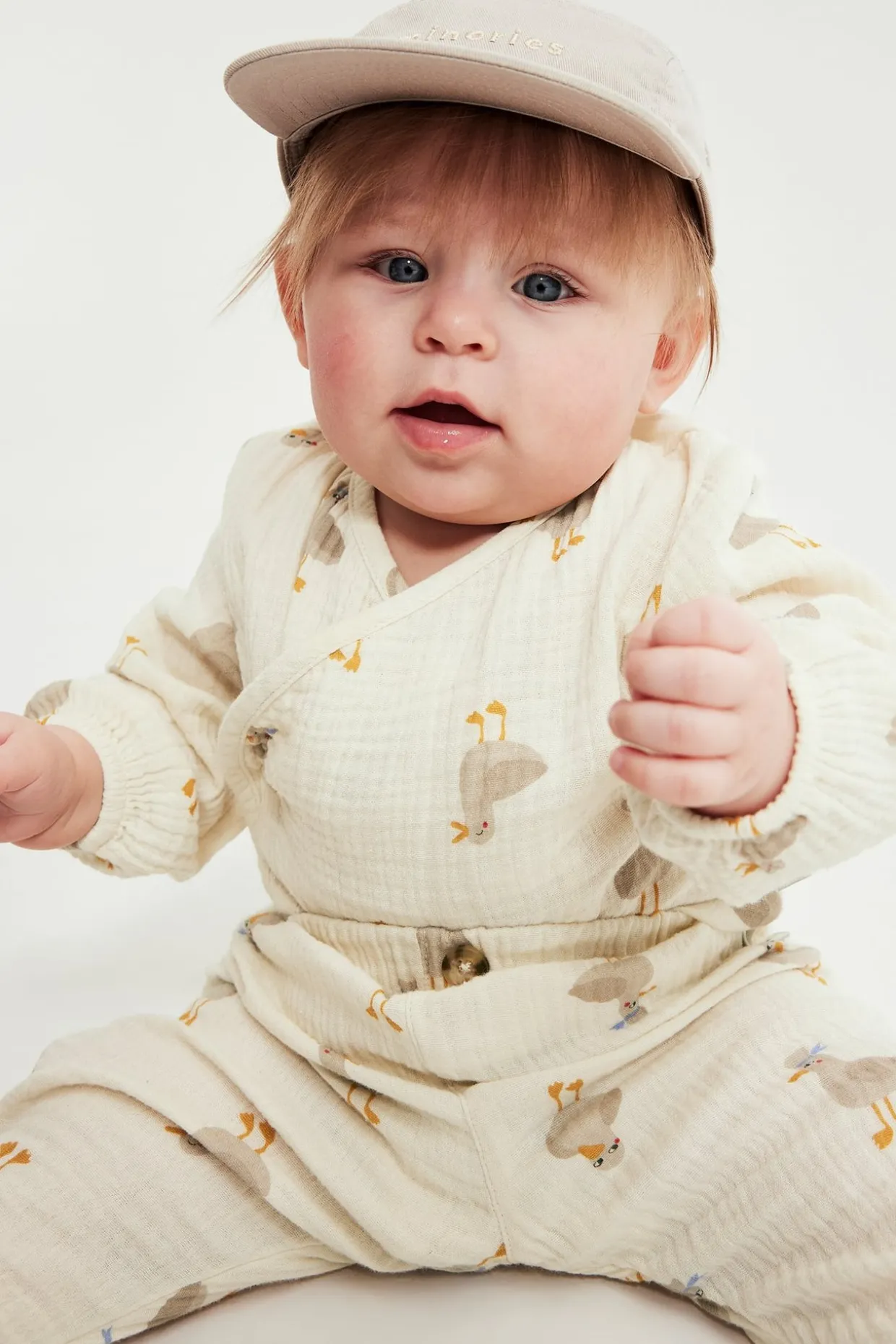 Vauvojen body musliinista | Beige | Lapset | Kappahl