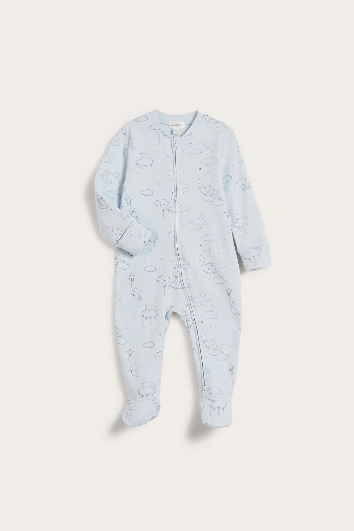 Vauvojen pyjama | Vaaleansininen | Vauvat | Newbie
