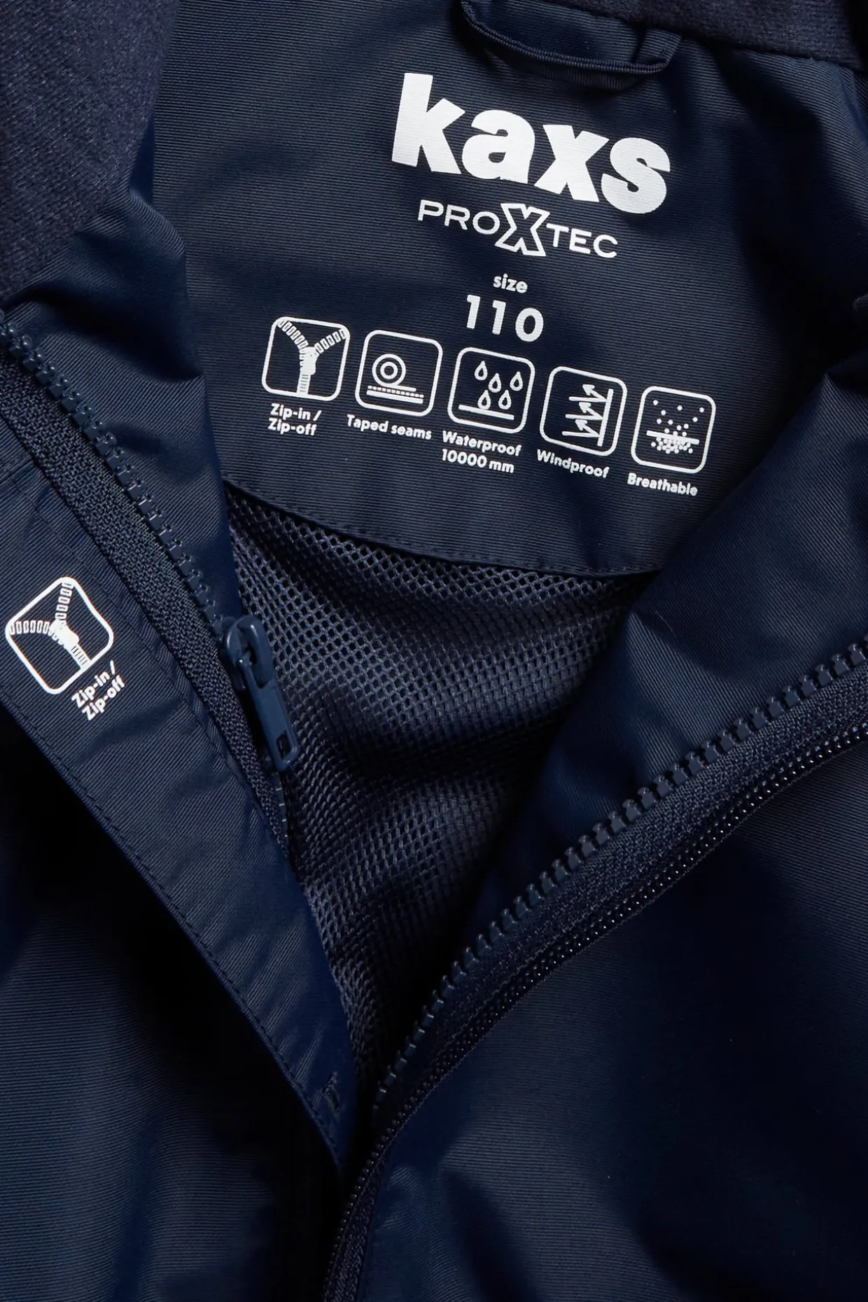 Vedenpitävä Kaxs Proxtecin zip-in/zip-off-kuoritakki | Tummansininen | Lapset | Kappahl