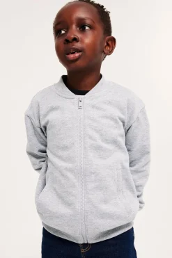 Vetoketjullinen collegepaita | Vaaleanharmaa | Lapset | Kappahl