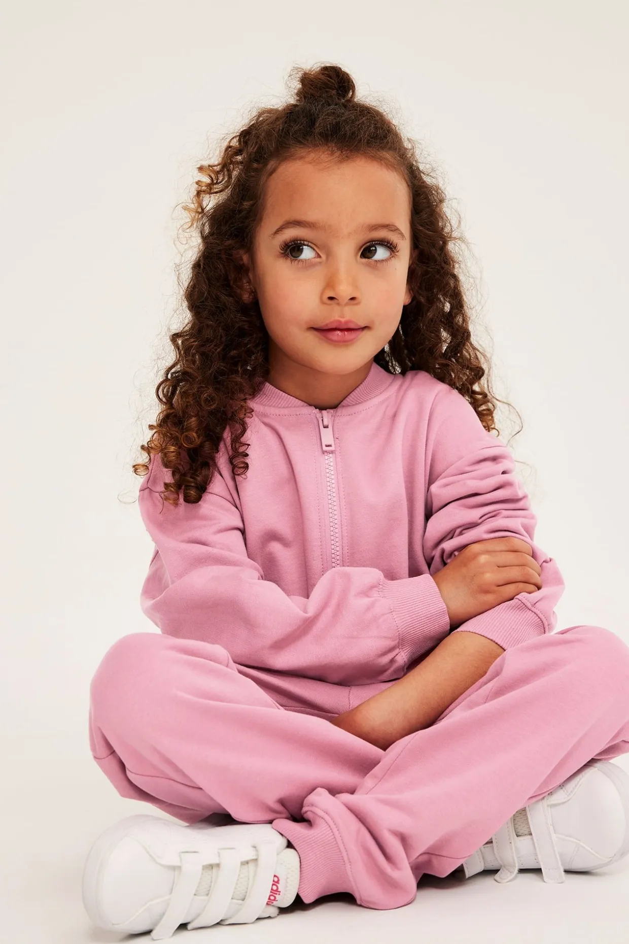 Vetoketjullinen collegepaita | Pinkki | Lapset | Kappahl