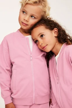 Vetoketjullinen collegepaita | Pinkki | Lapset | Kappahl