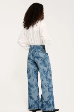 Wide jeans high waist