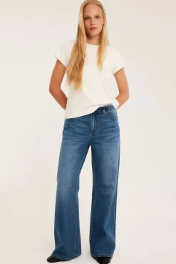 Wide jeans high waist
