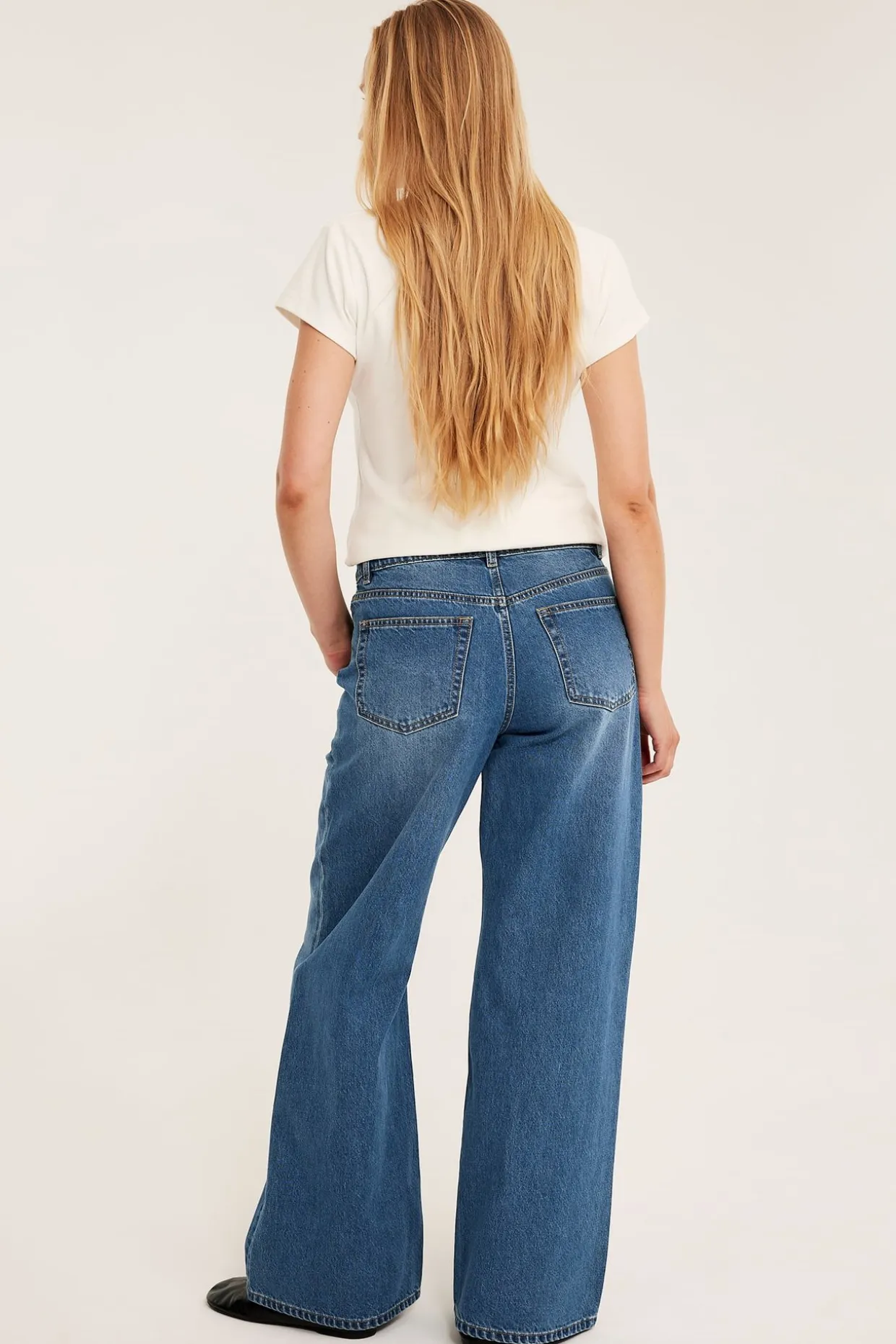 Wide jeans high waist