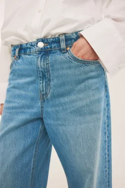 Wide jeans high waist | Denim | Naiset | Kappahl