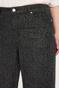 Wide jeans high waist | Harmaa | Naiset | Kappahl