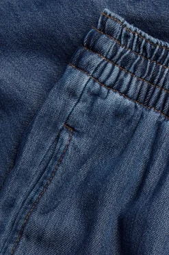 Wide jeans high waist | Tumma denim | Naiset | Kappahl
