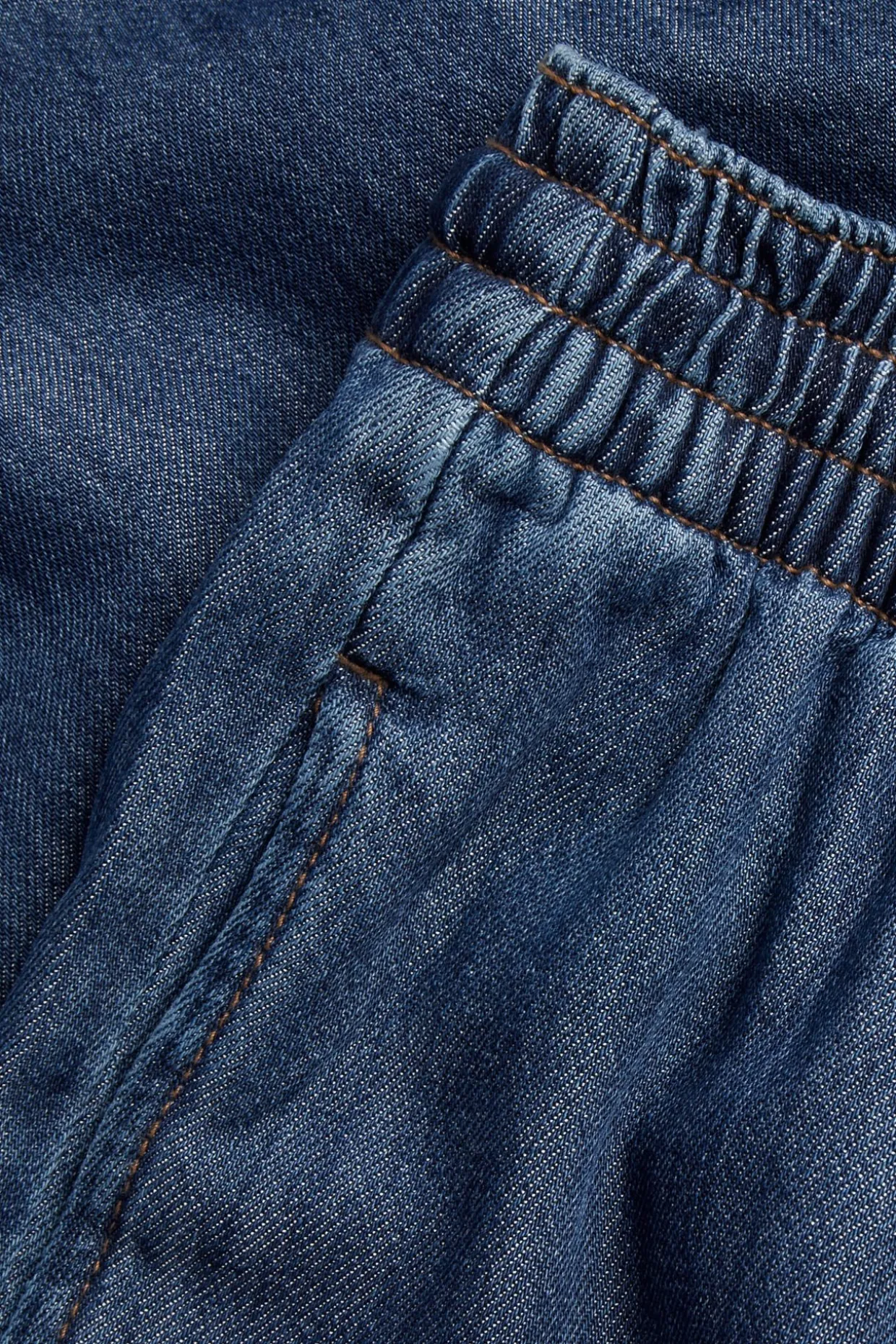 Wide jeans high waist | Tumma denim | Naiset | Kappahl