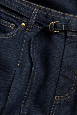 Wide jeans high waist | Tumma denim | Naiset | Kappahl