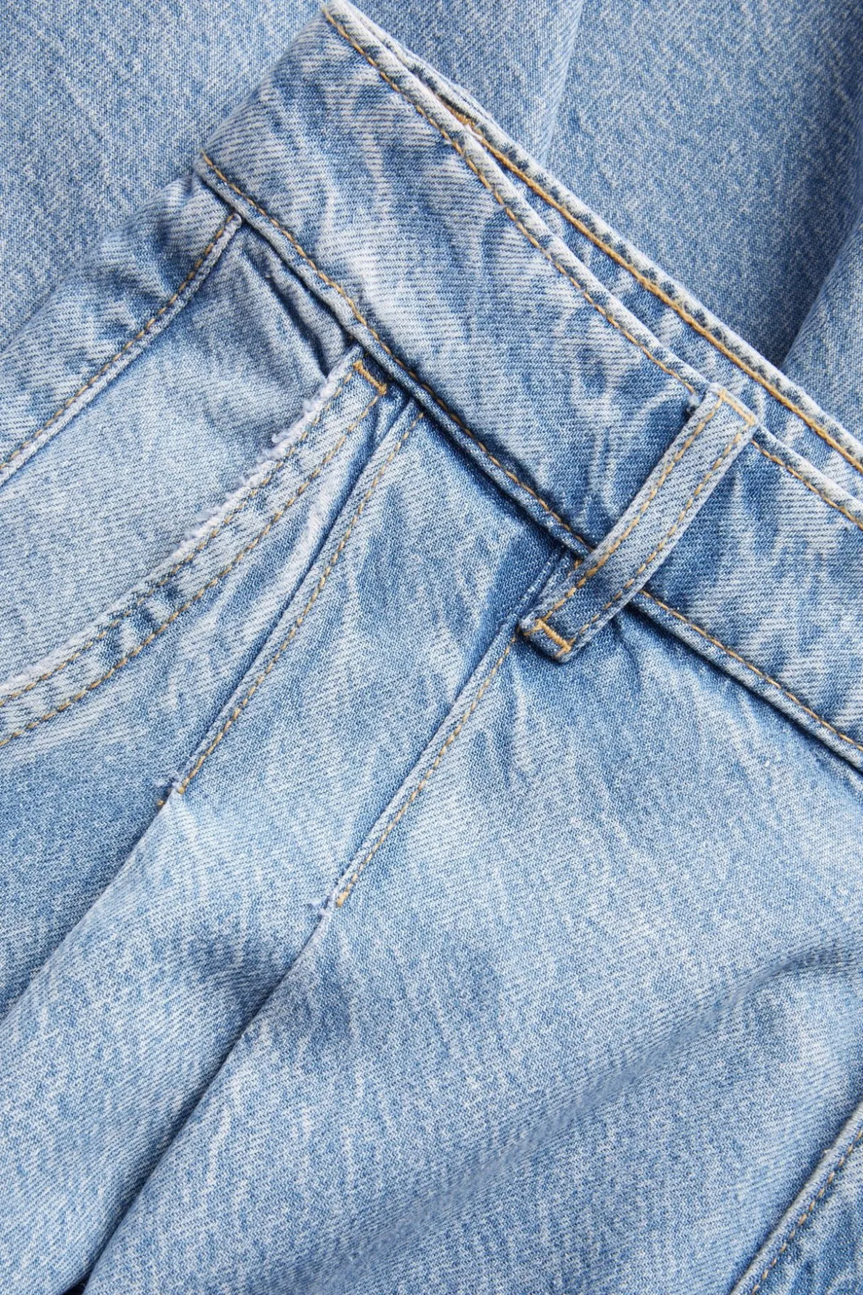 Wide jeans high waist | Vaalea denim | Naiset | Kappahl