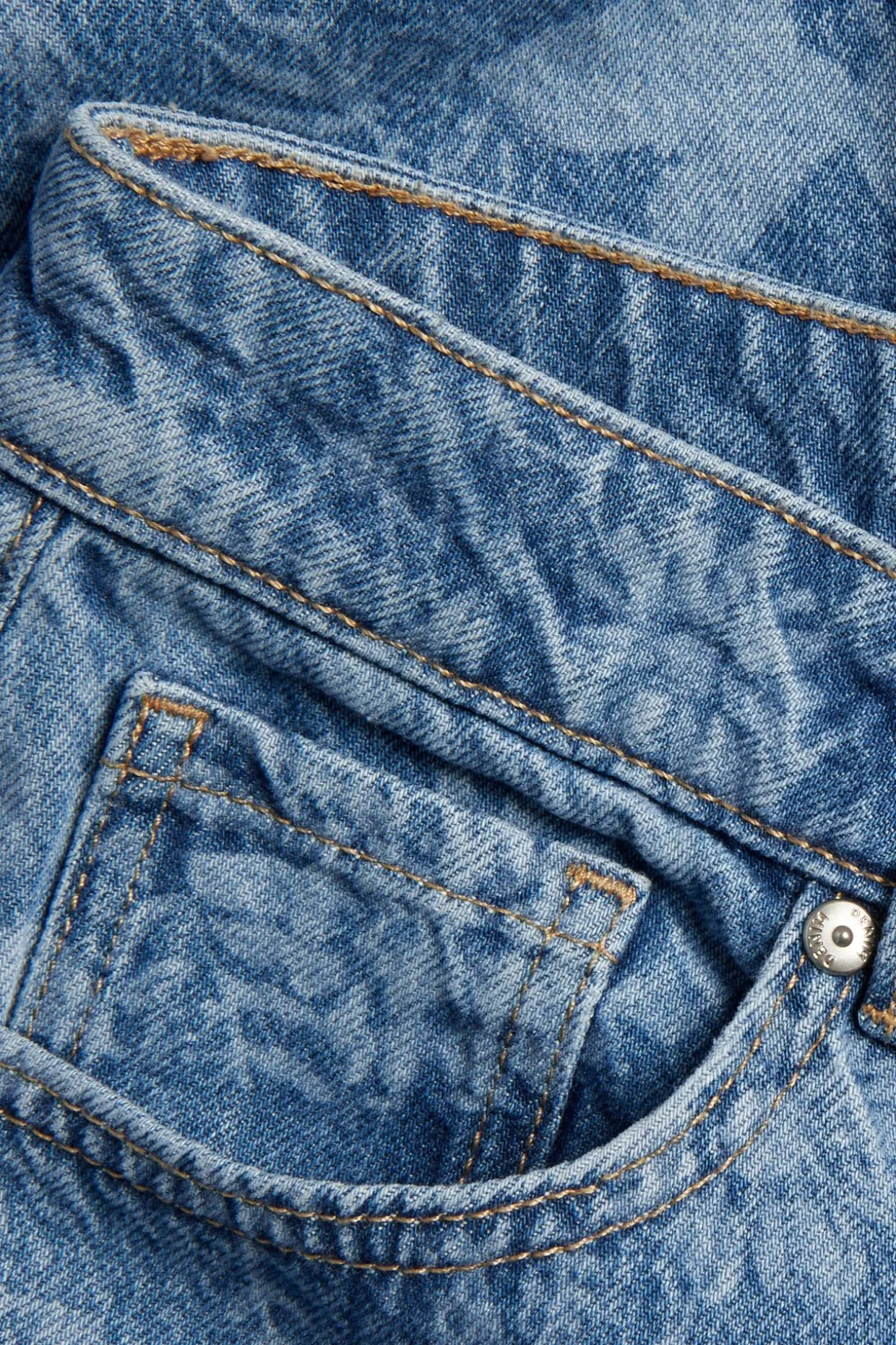 Wide jeans high waist | Vaalea denim | Naiset | Kappahl