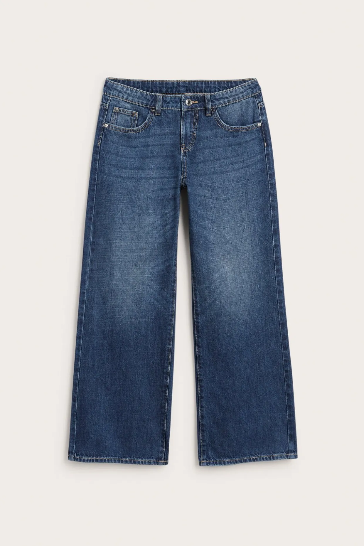 Wide jeans low waist | Tumma denim | Lapset | Kappahl