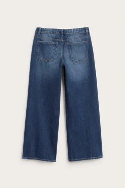 Wide jeans low waist | Tumma denim | Lapset | Kappahl