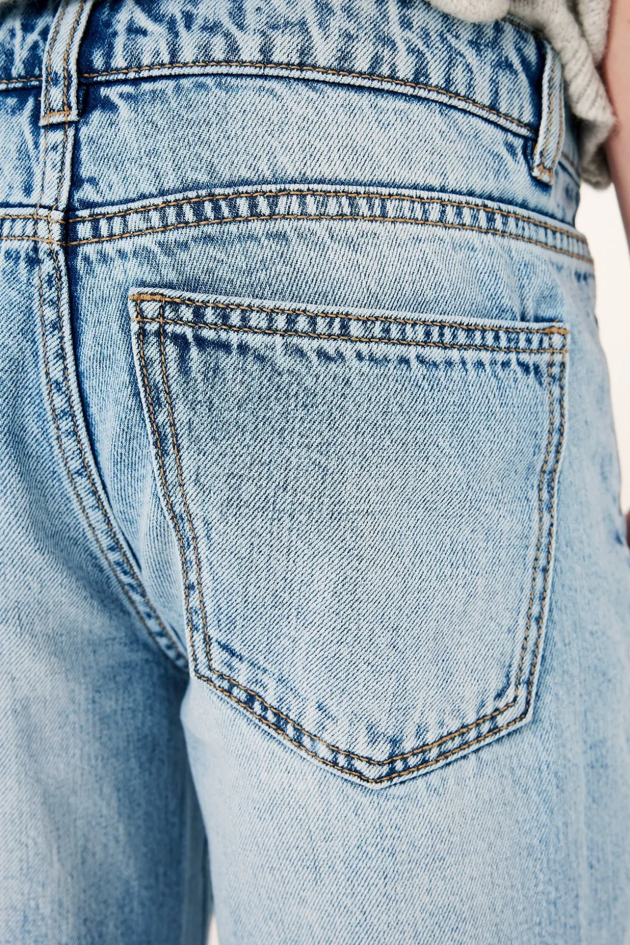 Wide jeans low waist | Vaalea denim | Lapset | Kappahl