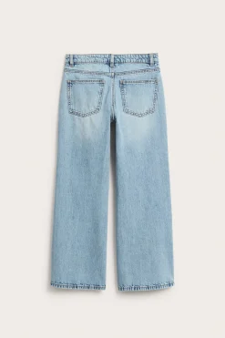 Wide jeans low waist | Vaalea denim | Lapset | Kappahl