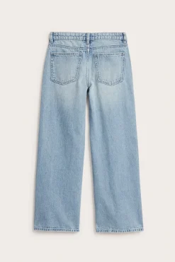 Wide jeans low waist | Vaalea denim | Lapset | Kappahl