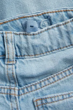 Wide jeans mid waist | Vaalea denim | Lapset | Kappahl