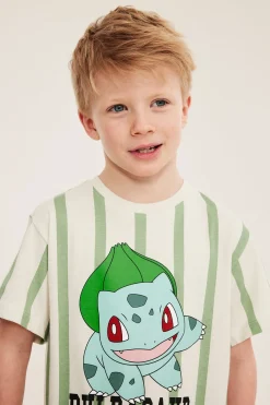 Ylisuuri Pokémon Bulbasaur -t-paita | Vaaleanbeige | Lapset | Kappahl