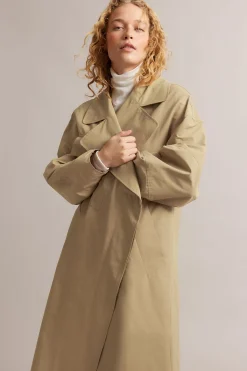 Ylisuuri trenssitakki | Beige | Naiset | Kappahl
